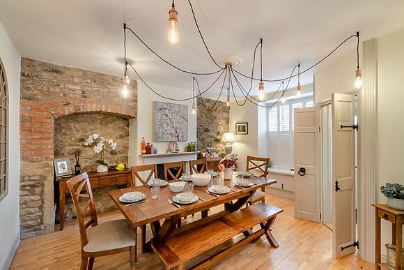 Eastgate House sleeps eight just 100 metres from Alnwick Castle, handy for the lights switch-on